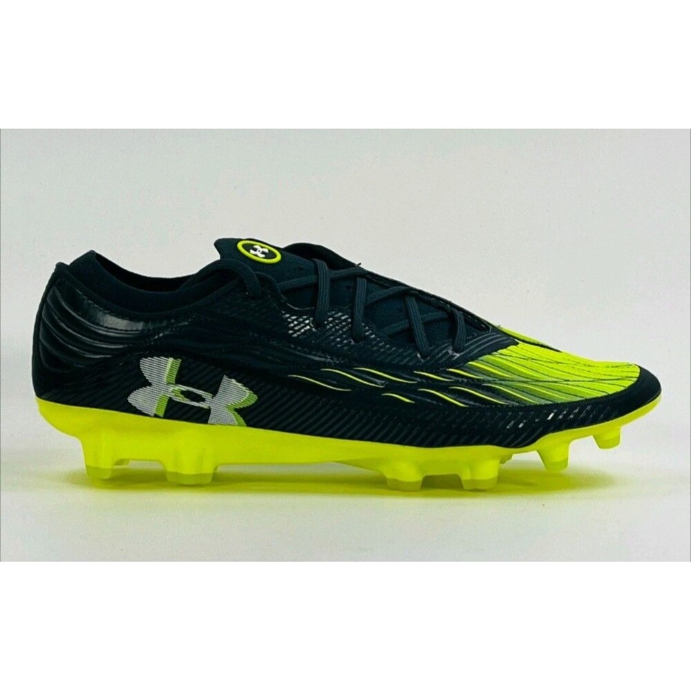 Under Armour Magnetico Elite 4 FG 'Black Lime Green' 3027700-001 size 10.5